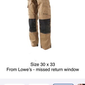Men's Tan and Black Cargo Pants